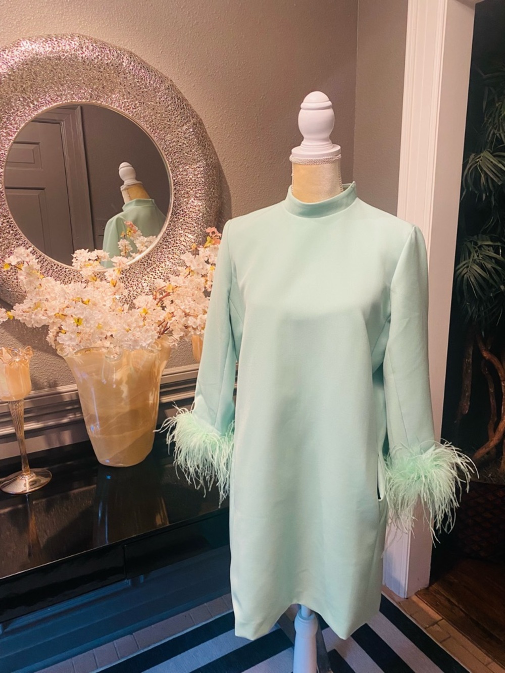 Tuckernuck Mint Mod Ellie Feather Dress